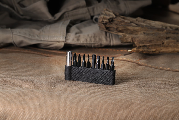 Мини мультитул Roxon M2 с сменными битами, серый  