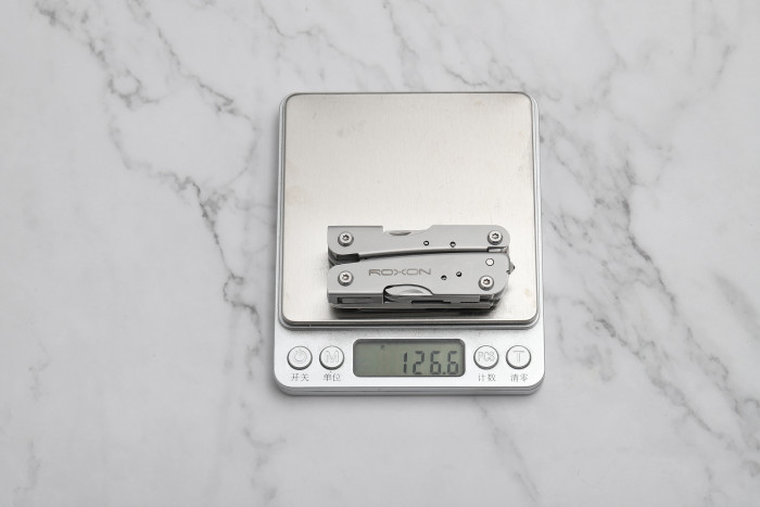 Мини мультитул Roxon M2 с сменными битами, серый  