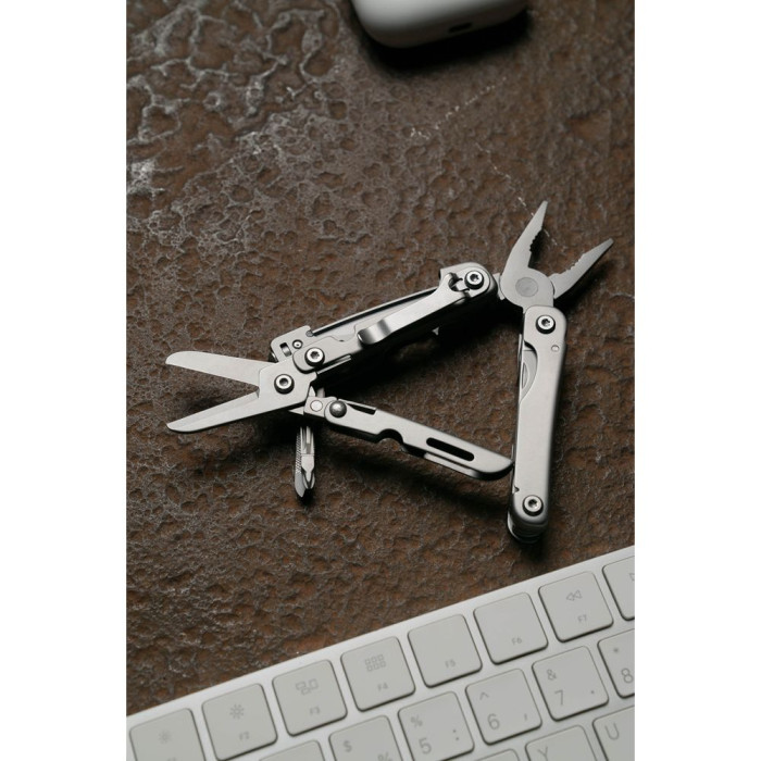 Мини мультитул Roxon M2 с сменными битами, серый  