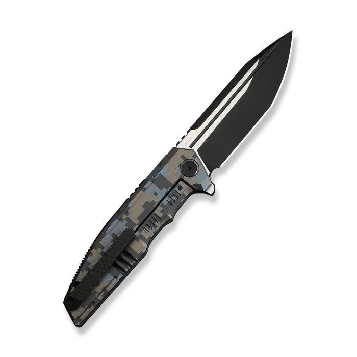 Нож складной туристический Weknife Breach (9.8 см) Bohler M390 / Titanium пиксель  