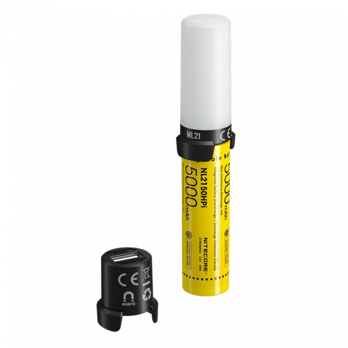 3 в 1 - Фонарь, Power Bank, Зарядное устройство для Nitecore 21700 Intelligent Battery System  