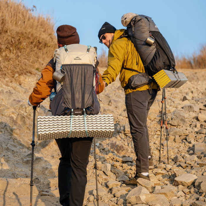 Рюкзак туристический Naturehike Rock Series Hiking Backpack 2.0 CNK2550XB018, 60 л, M, черный  