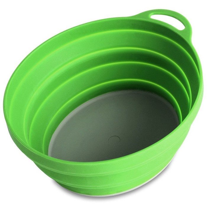 Тарелка Lifeventure Silicone Ellipse Bowl, Green  
