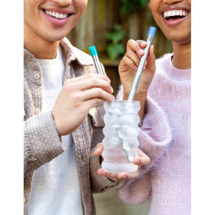 Фильтр для воды LifeStraw SIP, 1 шт с футляром для переноски, Stormy Blue (LSW LSSIP1SBWW)  