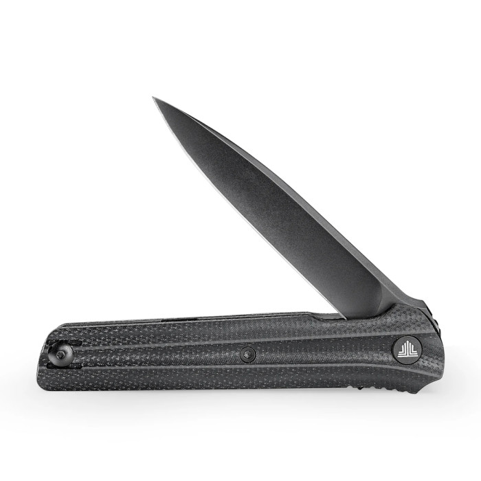 Нож Trivisa Seagull-B, 14C28N, Микарта, Черный (TY28-BM-14)  