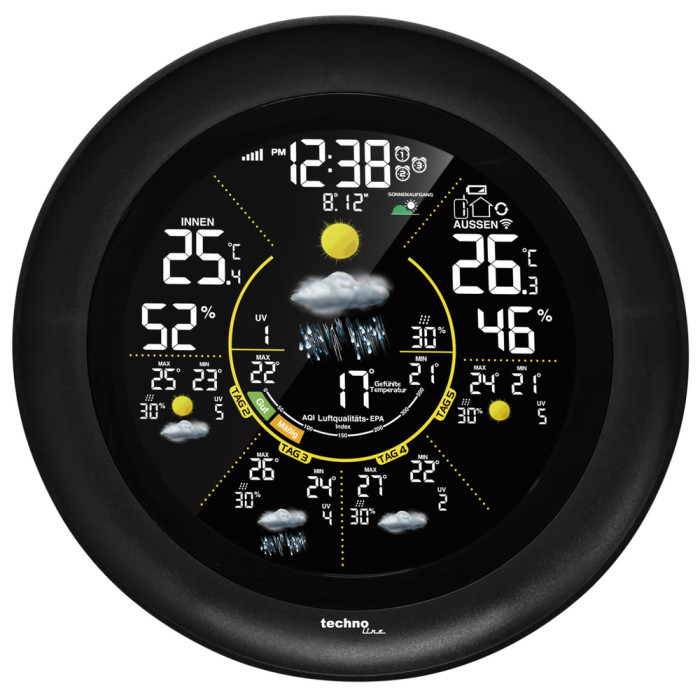 Метеостанция Technoline Tuya Smart/SmartLife WD3040 Black (WD3040)  