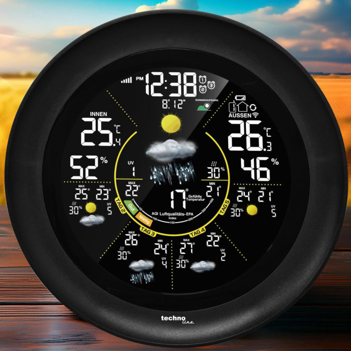 Метеостанция Technoline Tuya Smart/SmartLife WD3040 Black (WD3040)  