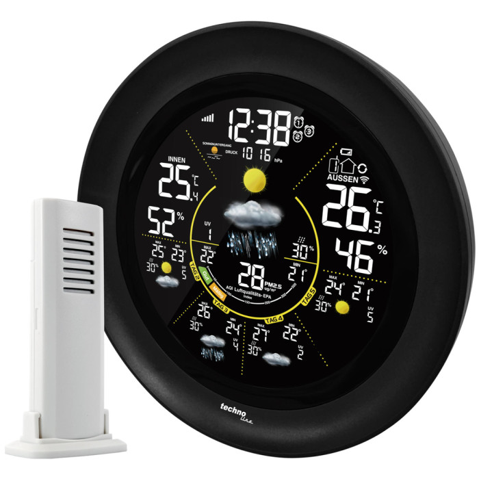 Метеостанция Technoline Tuya Smart/SmartLife WD3040 Black (WD3040)  