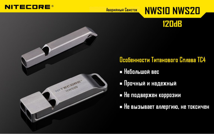 Свисток Nitecore NWS20  