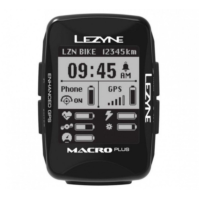 Компьютер Lezyne MARCO PLUS GPS SMART LOADED черный 