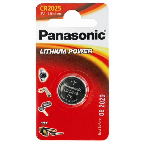Батарейка Panasonic CR 2025 BLI 1 Lithium 