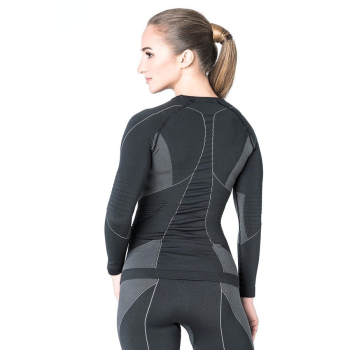 Футболка Accapi Polar Bear Long Sleeve Shirt Woman 966 anthracite, XS/S  