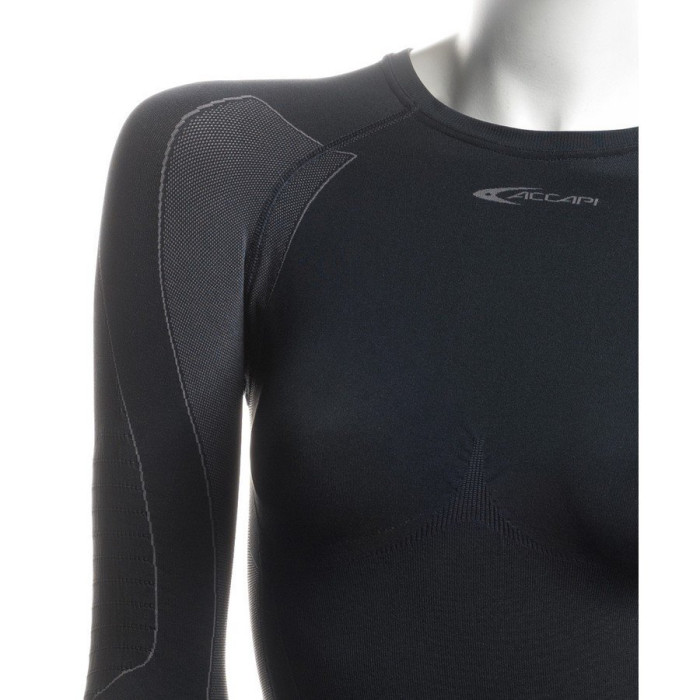 Футболка Accapi Polar Bear Long Sleeve Shirt Woman 966 anthracite, XS/S  