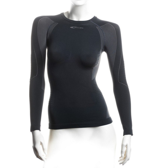 Футболка Accapi Polar Bear Long Sleeve Shirt Woman 966 anthracite, XS/S  