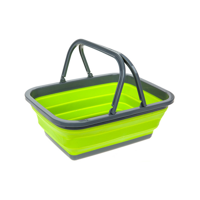 Корзина складная Summit Pop Folding Basket Lime/Grey  