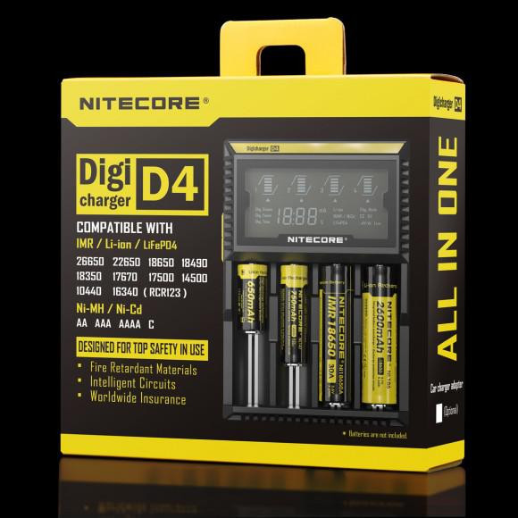 Зарядное устройство Nitecore Digicharger D4 (4 канала)  