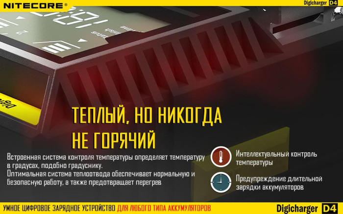 Зарядное устройство Nitecore Digicharger D4 (4 канала)  