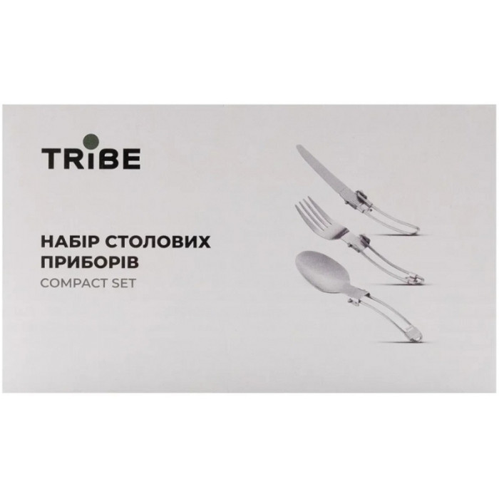Набор столовых приборов Tribe Compact Set стальной T-FC-0021-metal  