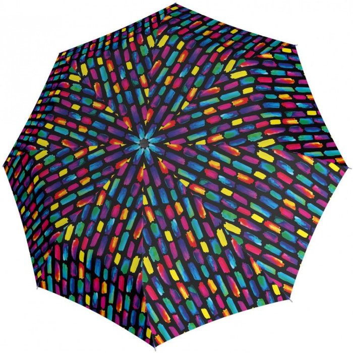 Зонт Knirps A.050 Create Black Мех / Складной / 8спиц / D98x24см  