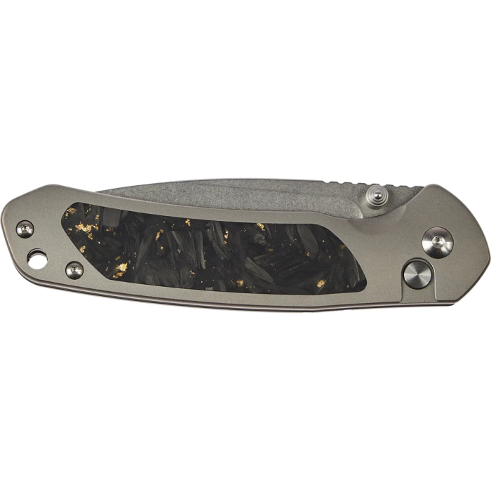 Нож CJRB Pyrite Titanium, S90V steel  