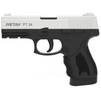 Пистолет стартовый Retay PT24 9мм chrome (R506980C)