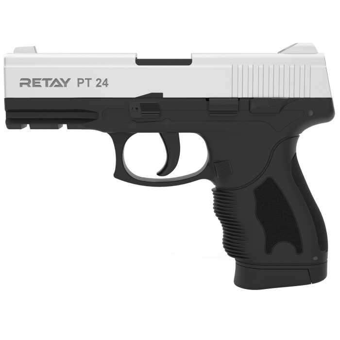 Пистолет стартовый Retay PT24 9мм chrome (R506980C) 