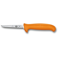 Кухонный нож Fibrox Poultry  9см узкое с оранж. ручкой Small