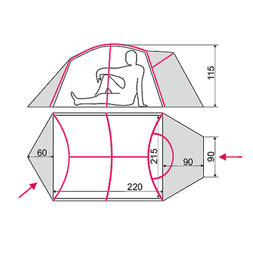 Палатка Terra Incognita Minima 4  