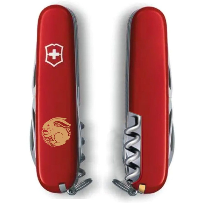 Складной нож Victorinox SPARTAN ZODIAC Счастливый Кролик Брон. 1.3603_Z2165u  