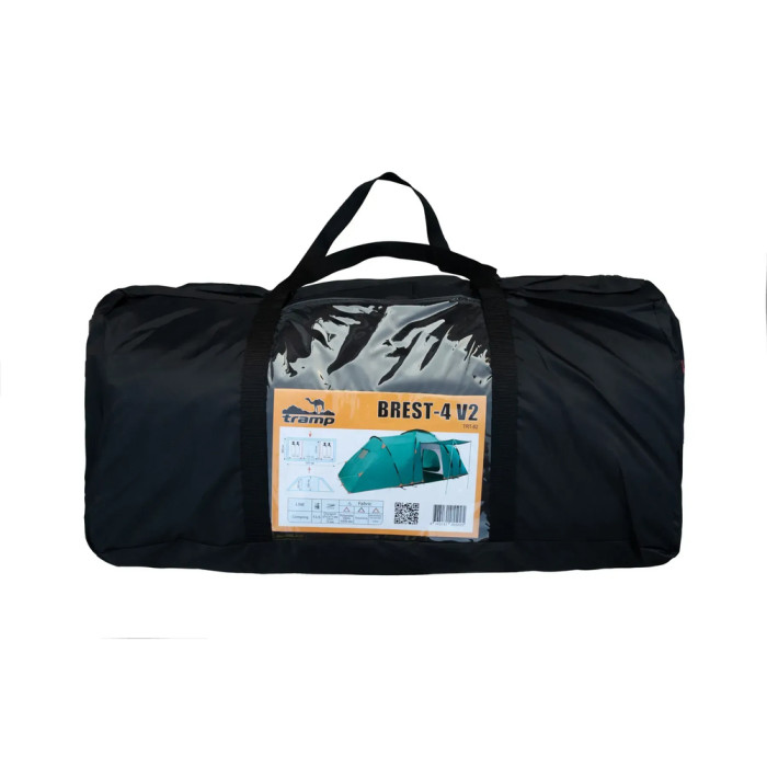 Палатка Tramp Brest 4 (V2) green UTRT-082  