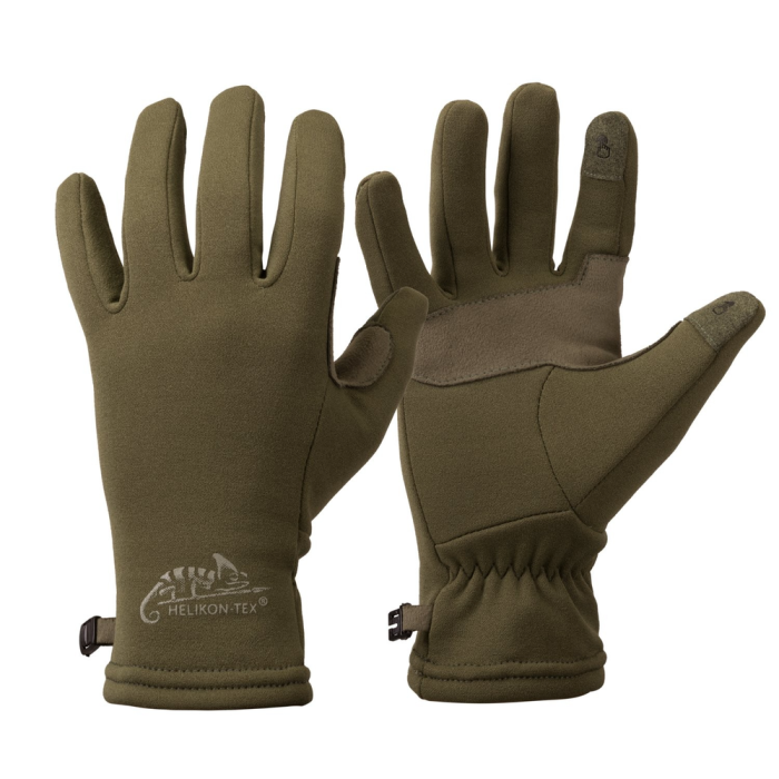Перчатки для туризма Helikon-Tex Tracker Outback Gloves - Olive Green, размер L  