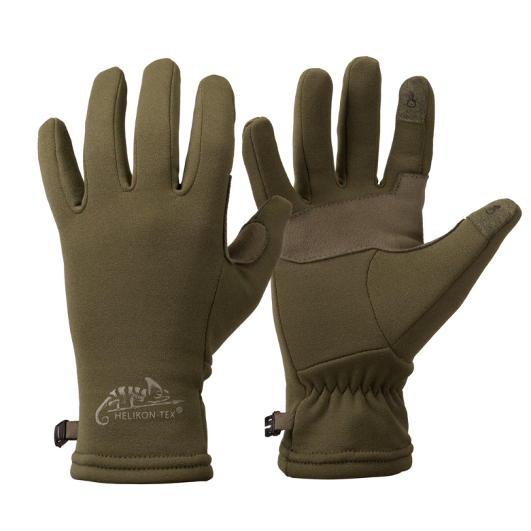 Перчатки для туризма Helikon-Tex Tracker Outback Gloves - Olive Green, размер L 