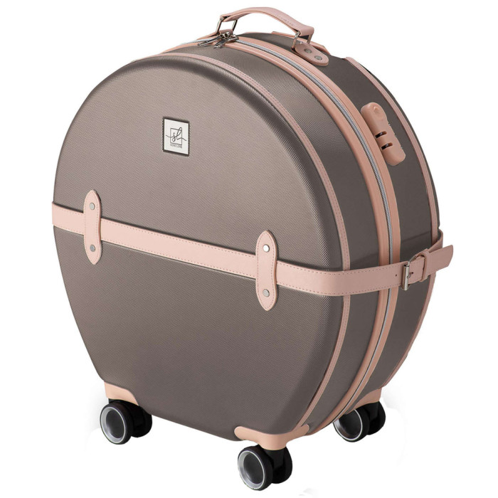 Чемодан Semi Line 24" (M) Brown/Pink Cream (T5673-3)  