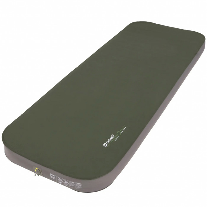 Коврик самонадувающийся Outwell Self-inflating Mat Dreamhaven Single 5.5 cm Elegant Green (400008)  