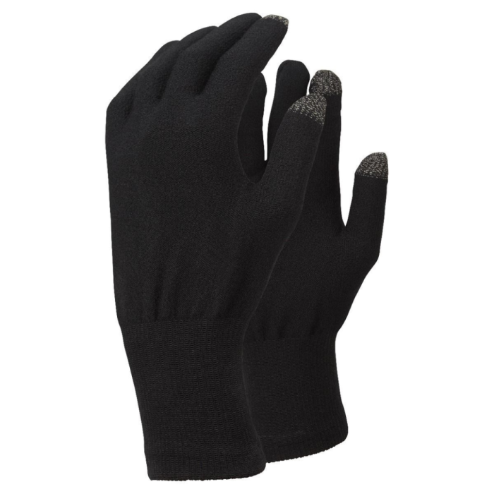 Перчатки Trekmates Merino Touch Glove TM-005149 black - XL - черный  