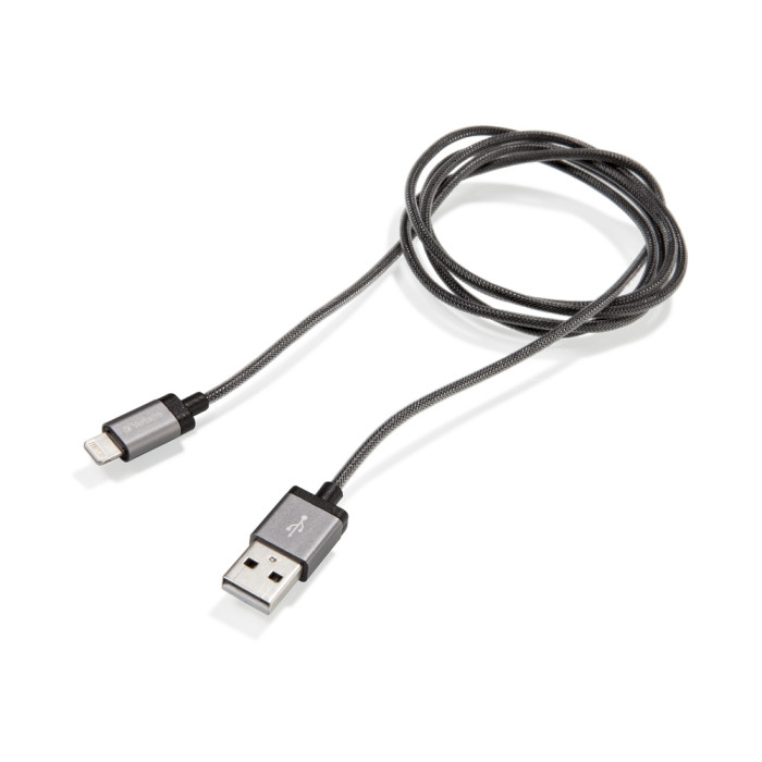 Кабель Verbatim Apple Lightning 120cm (серый)  