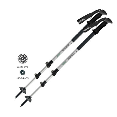 Палки треккинговые Gabel Mont Blanc Tour Lite Ice (7008445200000)