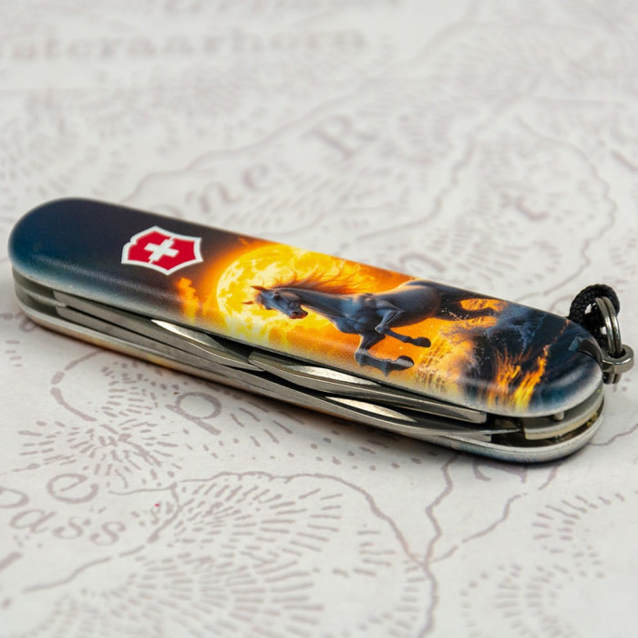 Складной нож Victorinox SPARTAN ZODIAC Величественный конь 1.3603.7.Z5230pk  