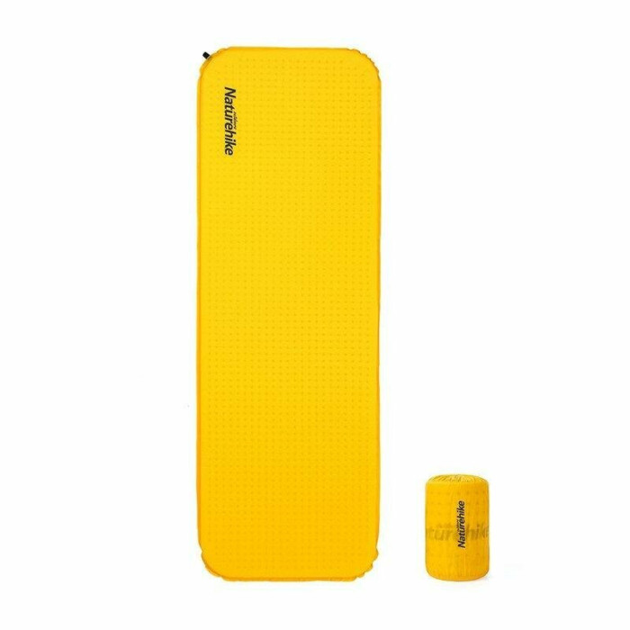 Коврик самонадувающийся Naturehike C034 NH19Q034-D, 30 мм, размер L, желтый 