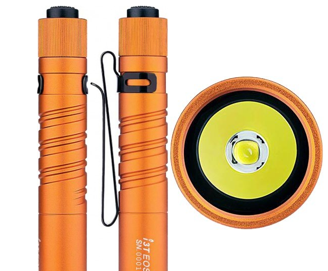 Карманный фонарь Olight I3T EOS LE,180 люмен - оранжевый  