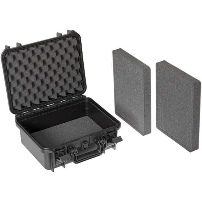 Кейс MEGAline 300х225х132mm, IP67 Waterproof, черный  