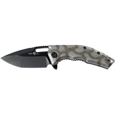 Нож Heretic Medusa Tanto DLC Magnacut Flamed Titanium Grey