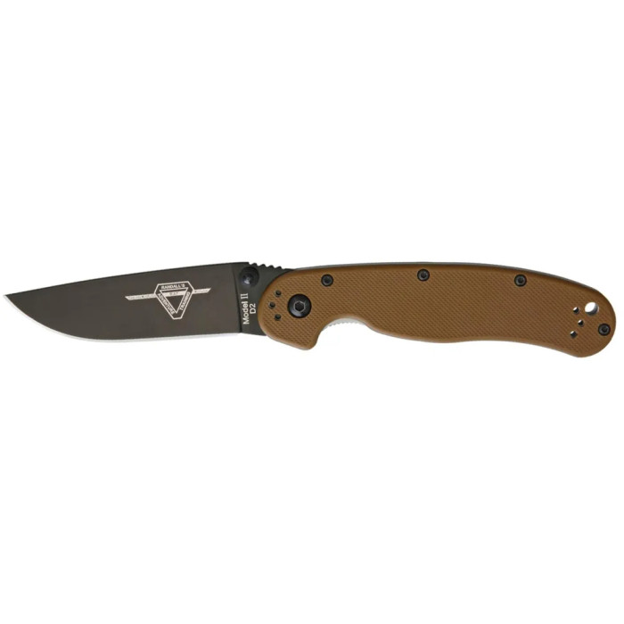 Нож Ontario Knife RAT II Linerlock coyote brown  