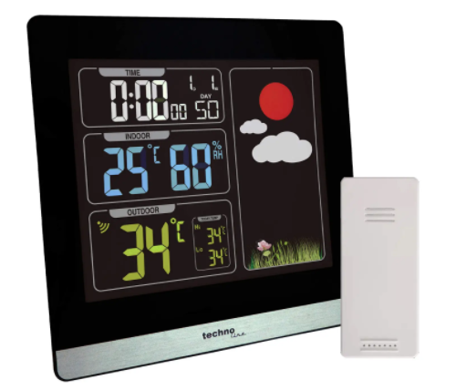 Метеостанция Technoline WS6448  - черная  