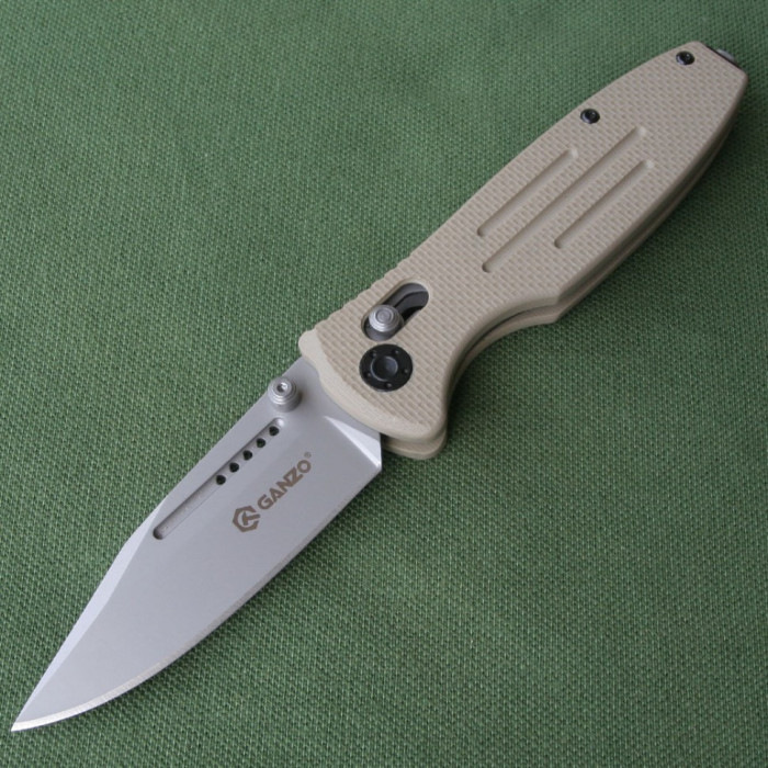 Нож Ganzo G702, желтый  