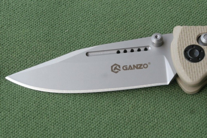 Нож Ganzo G702, желтый  