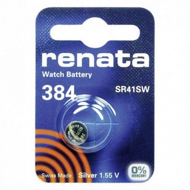 Батарейка Renata 384-392 G3 (sr41sw)  