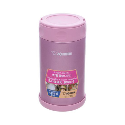 Пищевой термоконтейнер Zojirushi SW-FCE75PS 0.75 л розовый