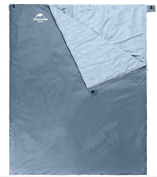 Спальник сверхлегкий Naturehike Lightweight Summer LW180 NH21MSD09, (15°C), p-p XL, зеленый  
