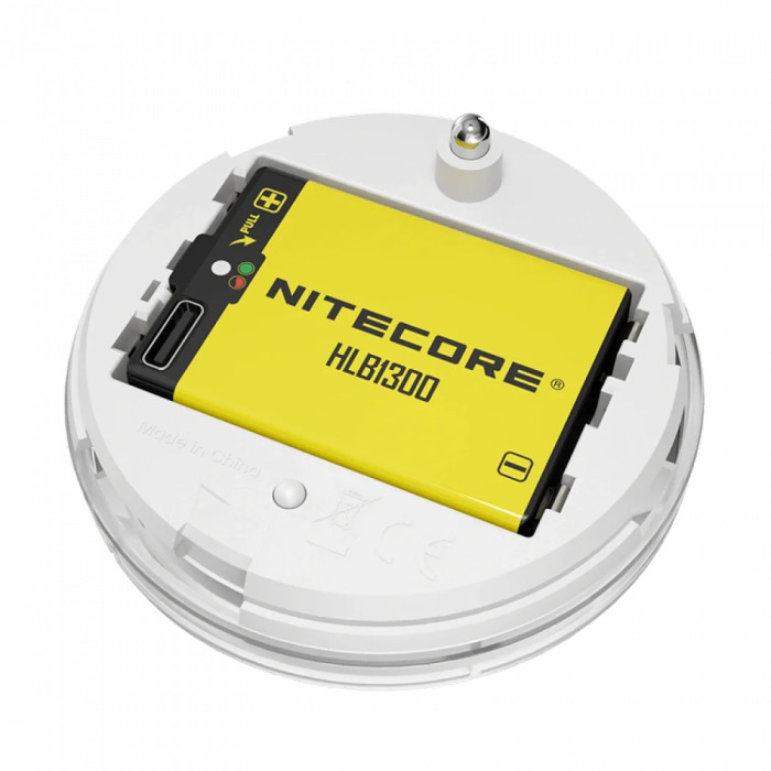 Фонарь кемпинговый Nitecore Bubble (100 люмен, универсальный крепеж, 4 режима, 3xAAA, USB-C), Snow White  